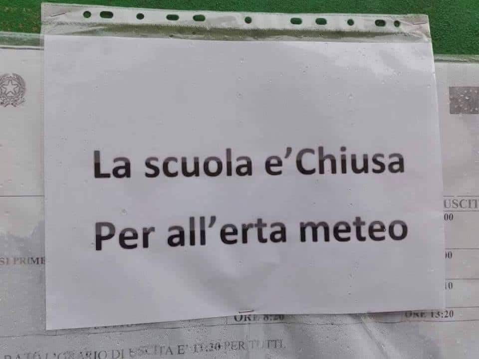 refuso della scuola