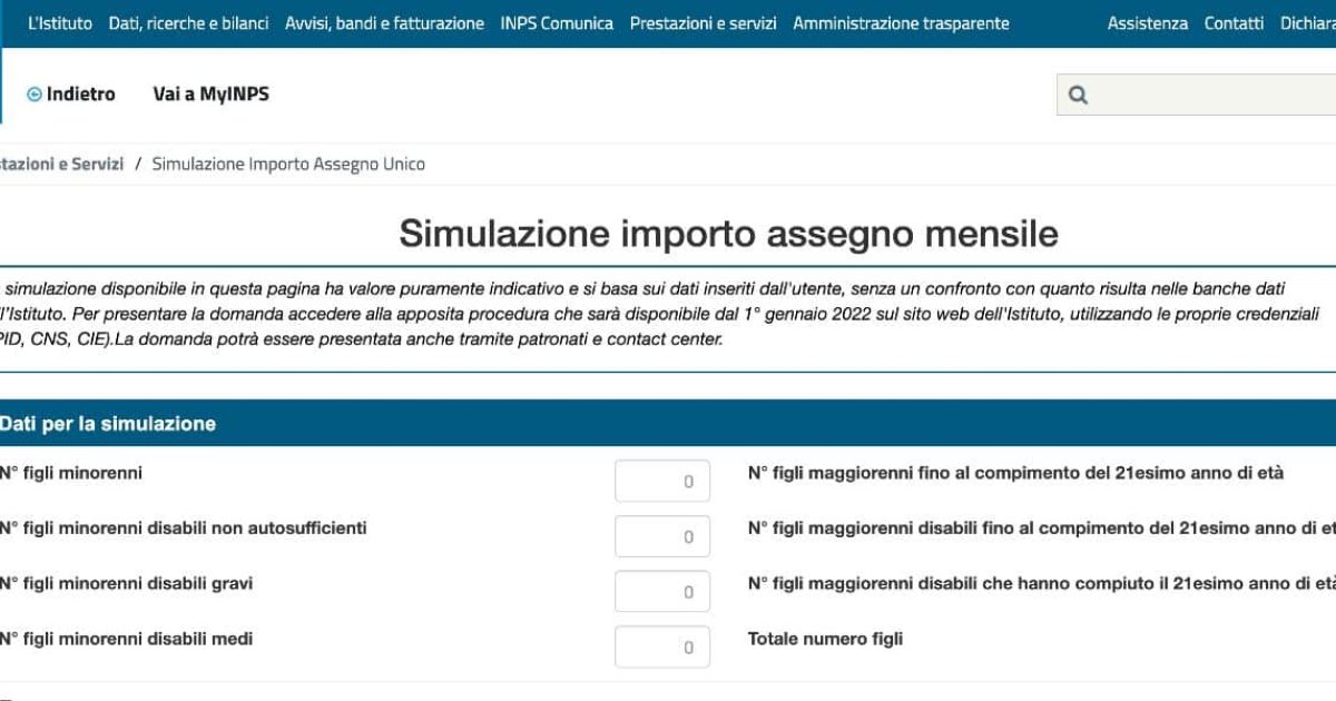 Assegno Unico Universale 2023 pubblichiamo le simulazioni per le famiglie in base a Isee ed età dei figli