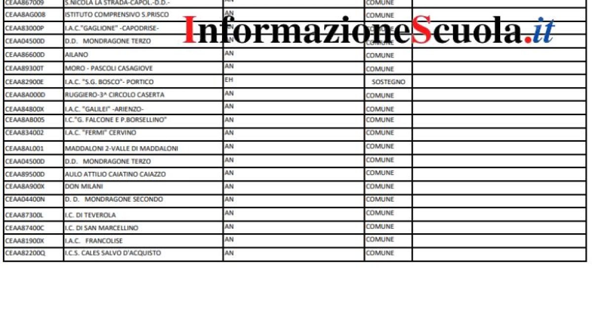 ATA - Ecco i posti disponibili dal 1° settembre 2022