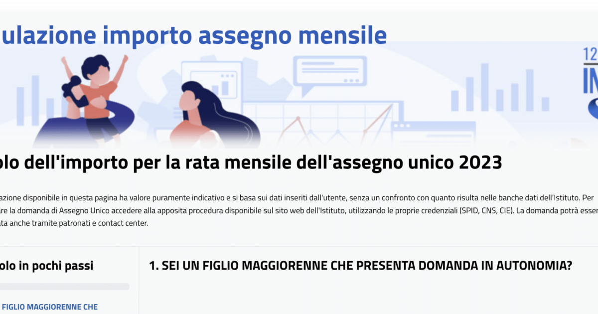 Ecco la tabella per calcolare l’importo dell’assegno unico di maggio 2024