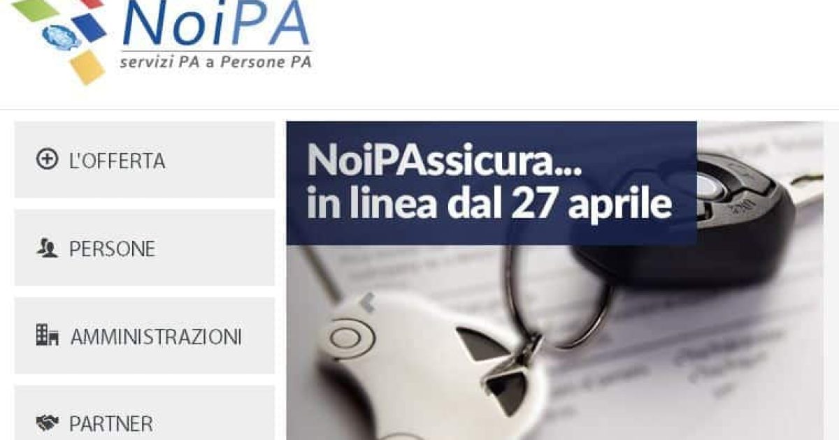 Noipa il portale della pubblica amministrazione