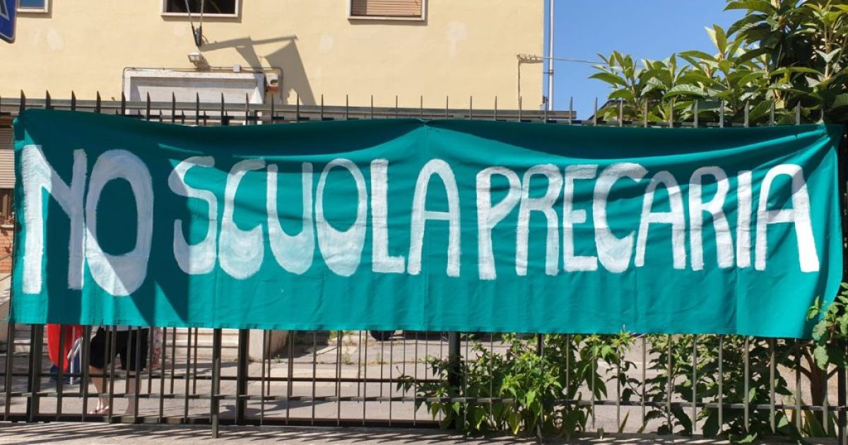 MANIFESRAZIONE CONTRO LA SPARIZIONE DEL CONCORSO - PER I DIRITTI DEI PRECARI